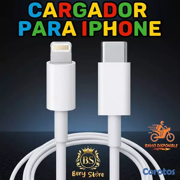 celulares y tabletas - CARGADOR PARA IPHONE ORIGINAL DE 20W CARGA RÁPIDA | CARGADOR PARA CELULARES  9