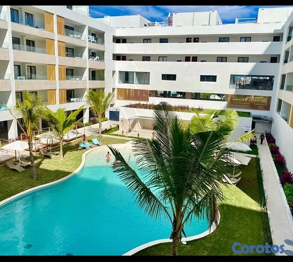 casas vacacionales y villas - Residencial Gardenia, Bavaro/Los Corales, 2 Hab; 2 baños y Picuzzi 2