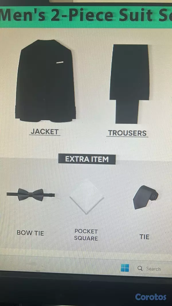 ropa para hombre - TRAJE DE VESTIR Se vende $6,500, talla 38R, para c 3