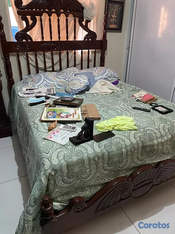 muebles y colchones - Juego de Habitación en Caoba 5 Piezas 5