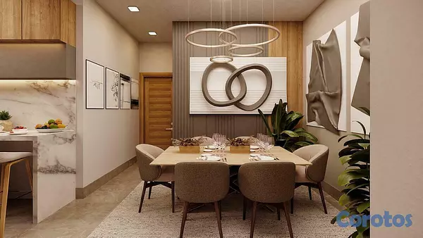 apartamentos - 1Venta Apartamento en construcción 3er piso 2hbs-1baño-1 Parqueo. Mirador Sur 7