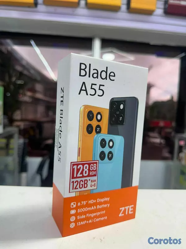 celulares y tabletas - SMARTPHONE ZTE BLADE A55 128GB - JACOBO SOLAR