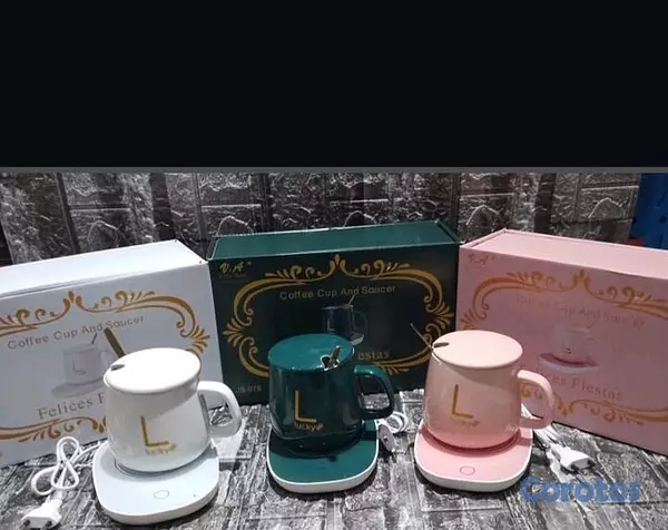 cocina - tazas con base calentadora 2