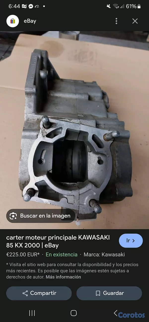 motores y pasolas - Cross kawazaky, se vende  6