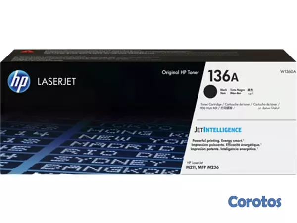 impresoras y scanners - TONER ORIGINAL  HP - 136A - W1360A - NEGRO - - - PARA IMPRESORA LASERJET  2