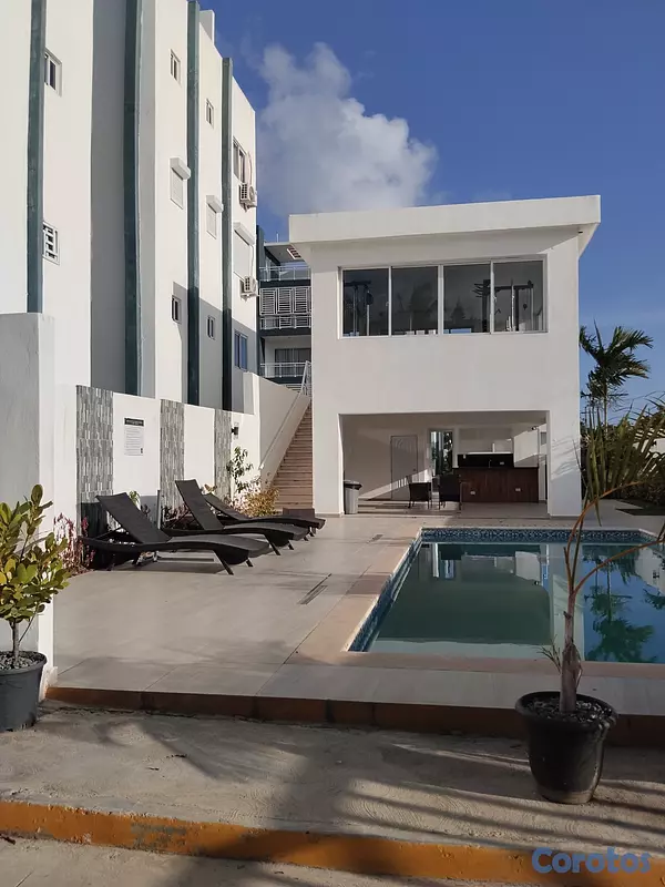 apartamentos - Rento apartamento amueblado, boca chica la caleta. 17