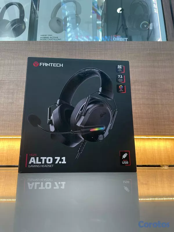 accesorios para electronica - AUDIFONOS GAMING FANTECH HG26 RGB