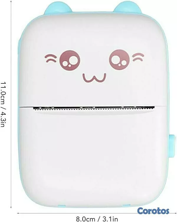 impresoras y scanners - Mini impresora bluetooth termica diseno de gatito 5