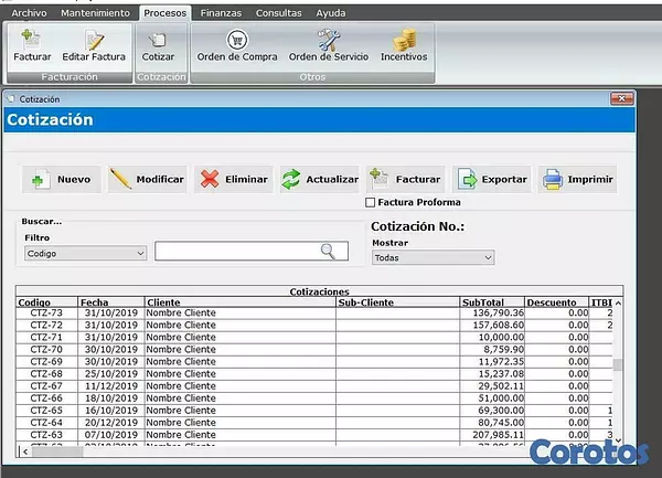 servicios profesionales - Programa (Software) de Facturación punto de venta 8