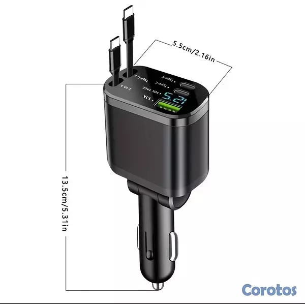 accesorios para vehiculos - cargador para auto  7