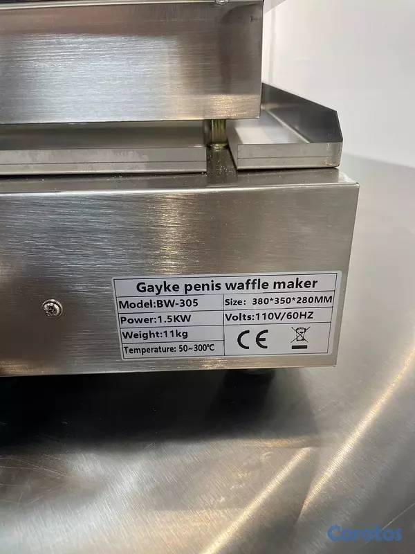 equipos profesionales - Wafflera tematica con capacidad para 4 piezas  6