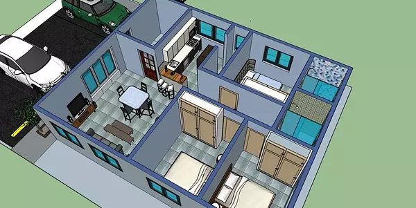apartamentos - Apartamento nuevo en Carretera Hato Nuevo Los Alcarrizos,3 hab. precio 3,250,000 8
