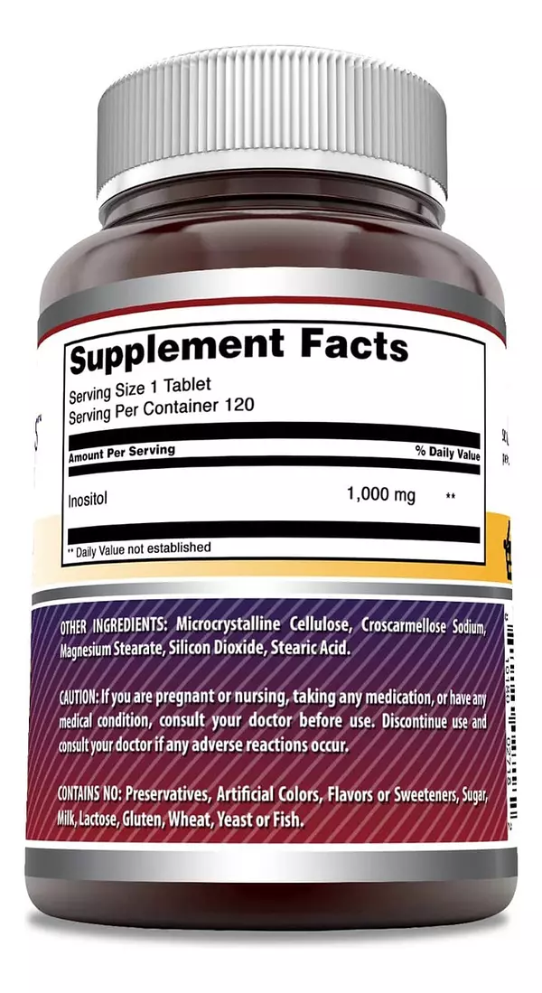 Salud y Equipamiento Médico - Suplemento Inositol 1000 Mg - Un - Unidad A $148700 4