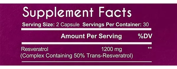 Salud y Equipamiento Médico - Nuzena Resveratrol 60 Cápsulas 2