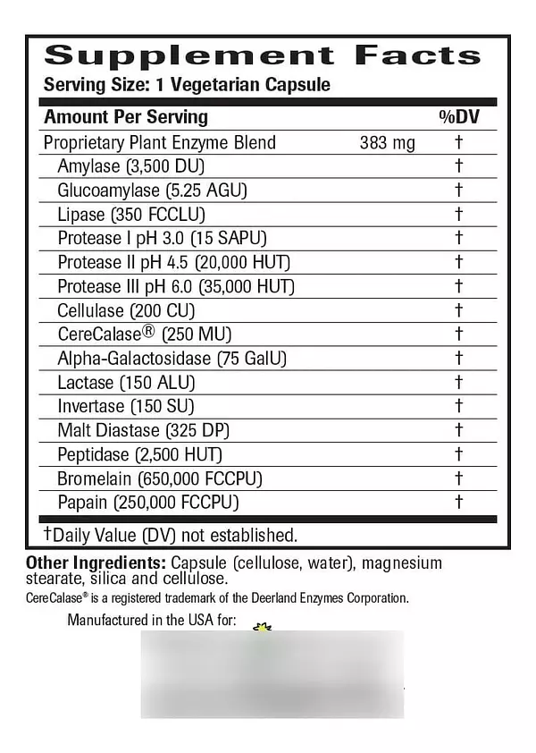 Salud y Equipamiento Médico - Enzimas Digestivas Natural Well 2