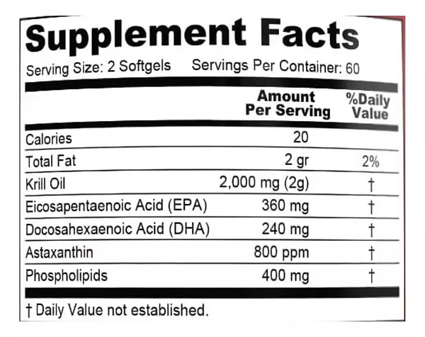 Salud y Equipamiento Médico - Aceite Krill Nusapure 120 Capsulas 2