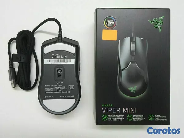accesorios para electronica - Mouse Razer Viper Mini Gaming 8500 DPI 6 Buttons RGB 3