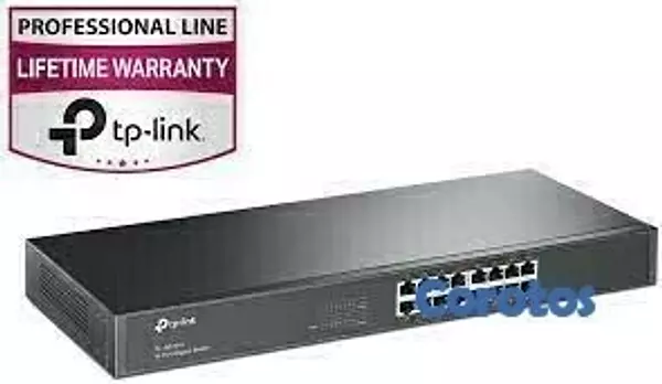 computadoras y laptops - SWITCH 16 PUERTOS TP-LINK TL-SG1016, NO ADMINISTRABLE/RACK, 16 PUERTOS GIGABIT  2