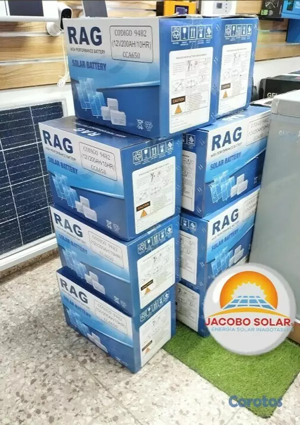 plantas e inversores - Baterías Rag de gel 300 AH 1