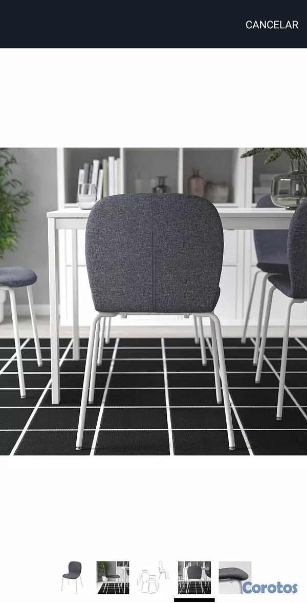 muebles y colchones - Juego de comedor IKEA (mesa + 4 sillas) como nuevo 11