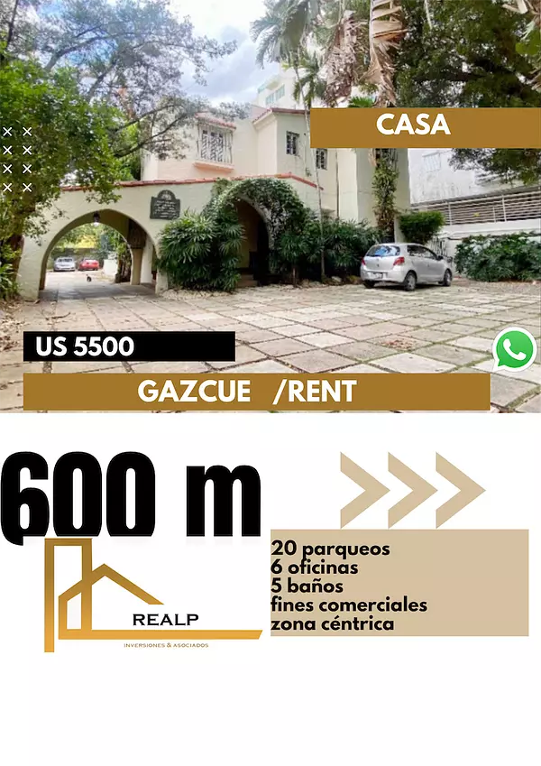 oficinas y locales comerciales - Amplia casa para oficinas en gazcue 1