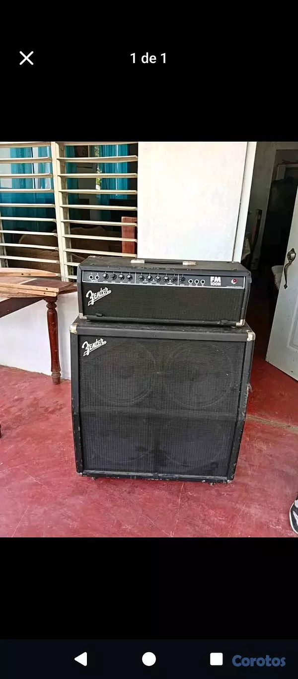 instrumentos musicales - amplificador de guitarra Fender fm100h 2
