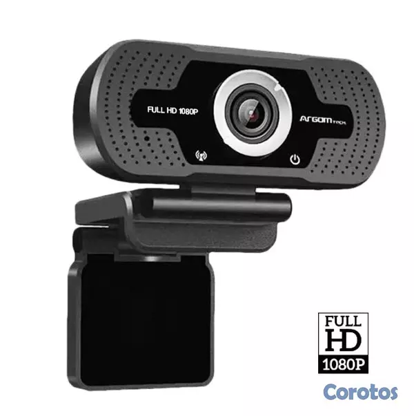 camaras y audio - Webcam Full HD 1080P Argom + TRÍPODE Y MICRÓFONO 🎤 4