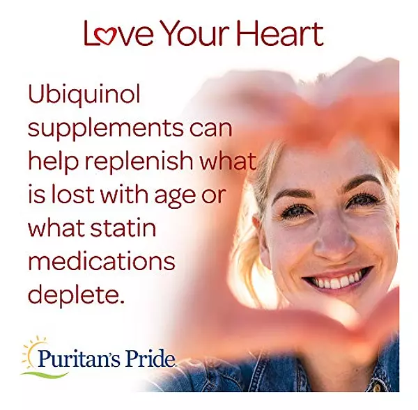 Salud y Equipamiento Médico - Ubiquinol 100mg Puritan's Pride Apoya La Salud Del Corazon 5