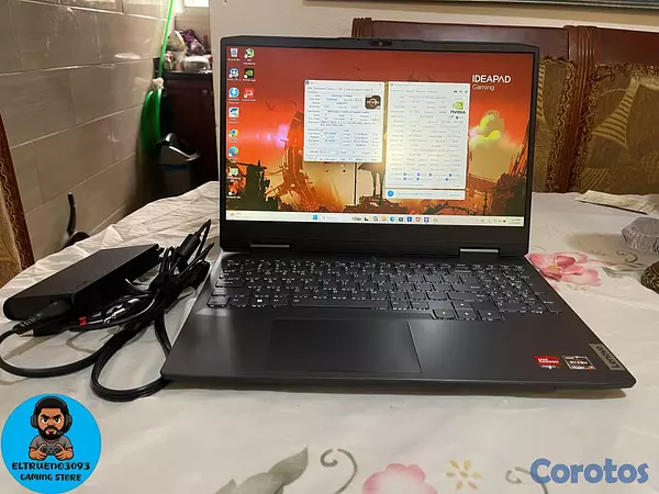 computadoras y laptops - Laptop gaming Lenovo ideadpad Gaming 3, Ryzen 7, R 5
