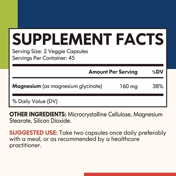 Salud y Equipamiento Médico - Glicinato Magnesio Foodforth - Unidad 2