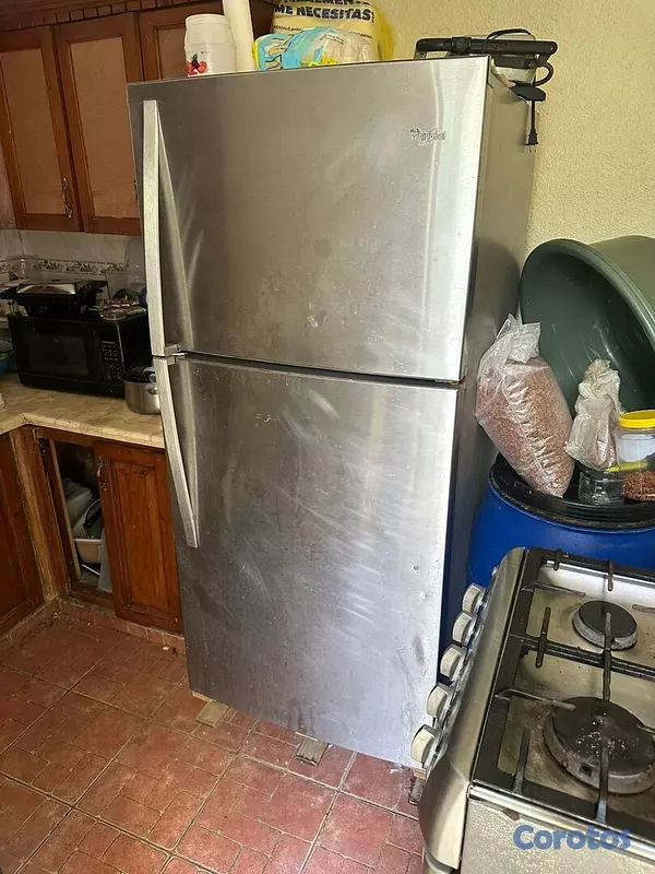electrodomesticos - Oportunida vendo nevera wirpool en 18,000 acero inoxidable  4