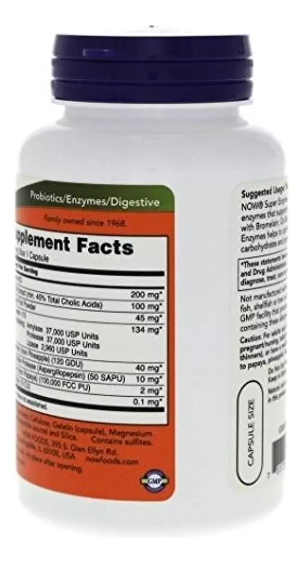 Salud y Equipamiento Médico - Alimentos Super Enzimas - 90 Capsulas 4