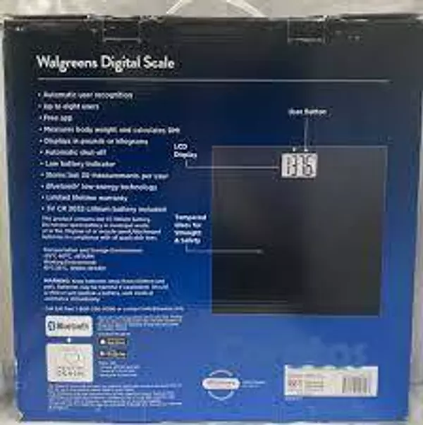 salud y belleza - Balanza, peso corporal, báscula digital bluetooth  2