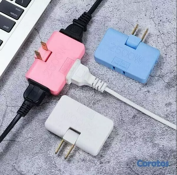 accesorios para electronica - Enchufe flexible giratorio ultra fino de 2500 w 3