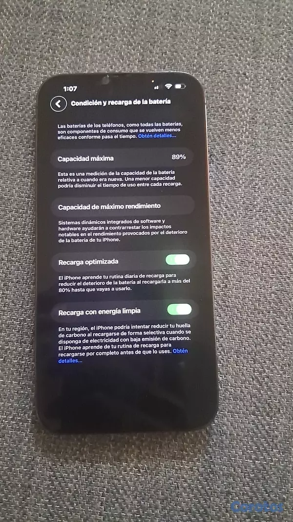 celulares y tabletas - IPhone 13 Pro Max , 128GB y 89% de batería  2
