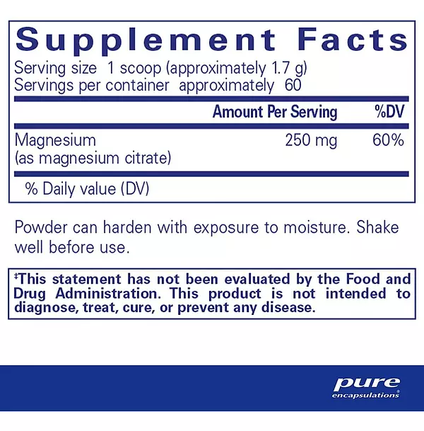Salud y Equipamiento Médico - Magnesio 250 Mg Pure Encapsulation 2