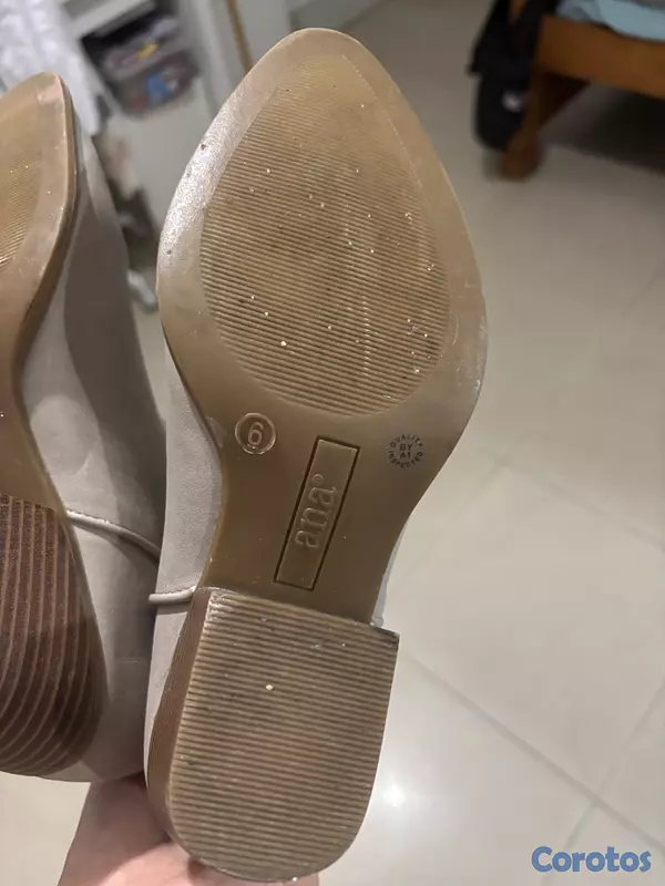 zapatos para mujer - Botas vaqueras de color Gris Arena 3