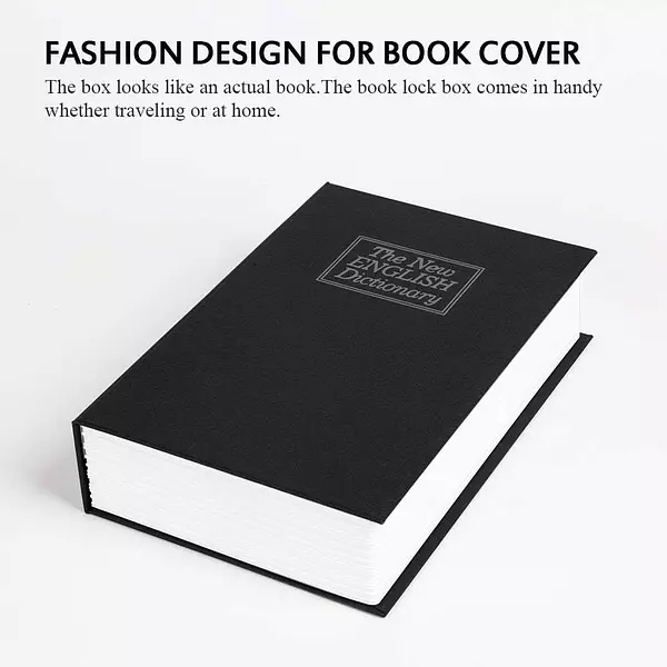 hobby y coleccion - Caja fuerte libro secreto con cerradura de llave, seguridad 3