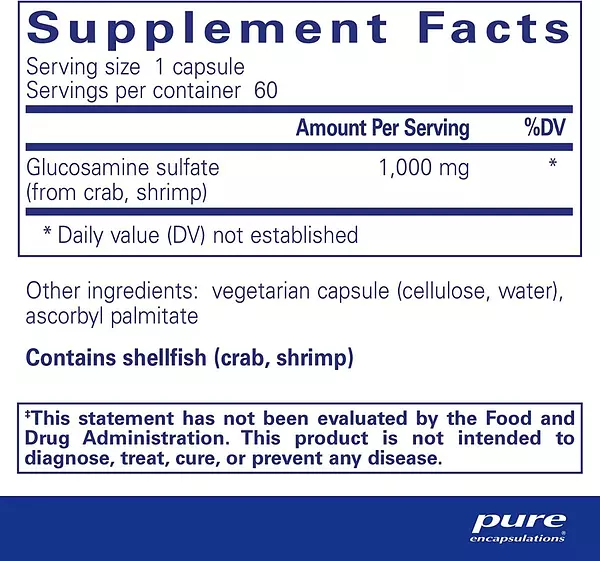 Salud y Equipamiento Médico - Glucosamina 1000 Mg Pure Encaps 2