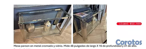 decoración y accesorios - Carrito de bebidas  $12,500 credenza $12,500 mesit 2