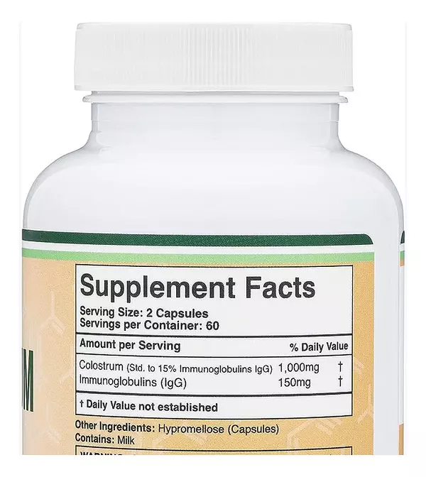 Salud y Equipamiento Médico - Calostro 1000 Mg - 120 Capsulas 2