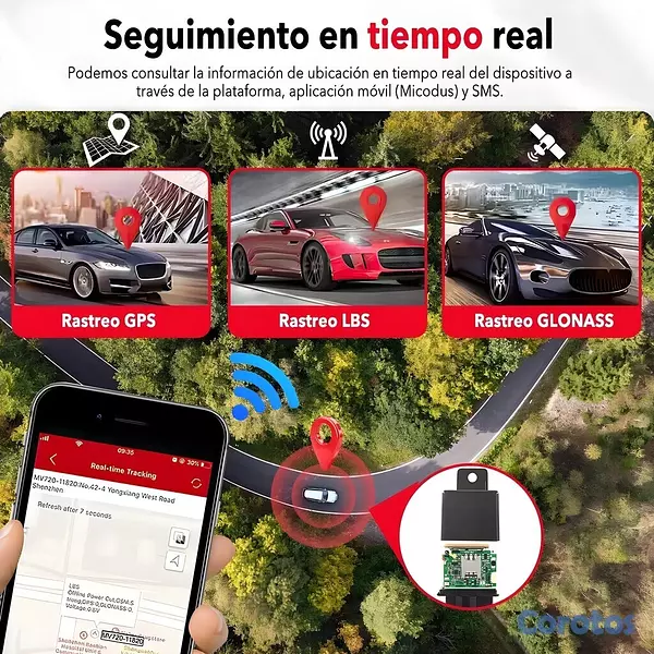 accesorios para vehiculos - 📡 Rastreador GPS Tipo Relay – Localizador Vehicula 6