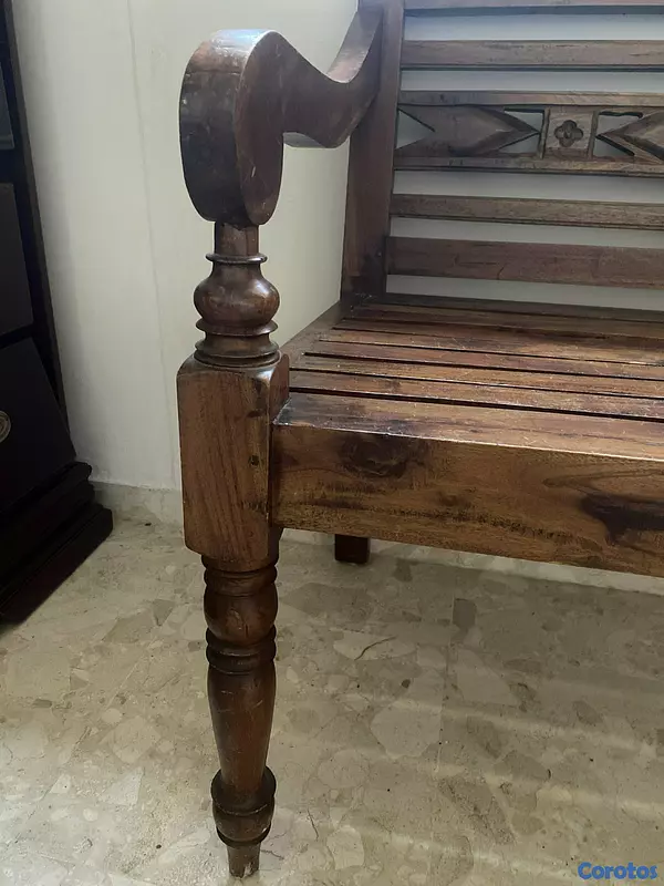 muebles y colchones - butaca de Madera de Teca  2