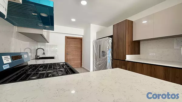 apartamentos - Apartamento en Alquiler con Línea Blanca y Terraza Privada en El Millón 4