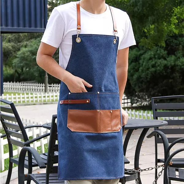 herramientas, jardines y exterior - Delantal de herramientas para hombres con bolsillos, chef, jardinero, herrero. 4