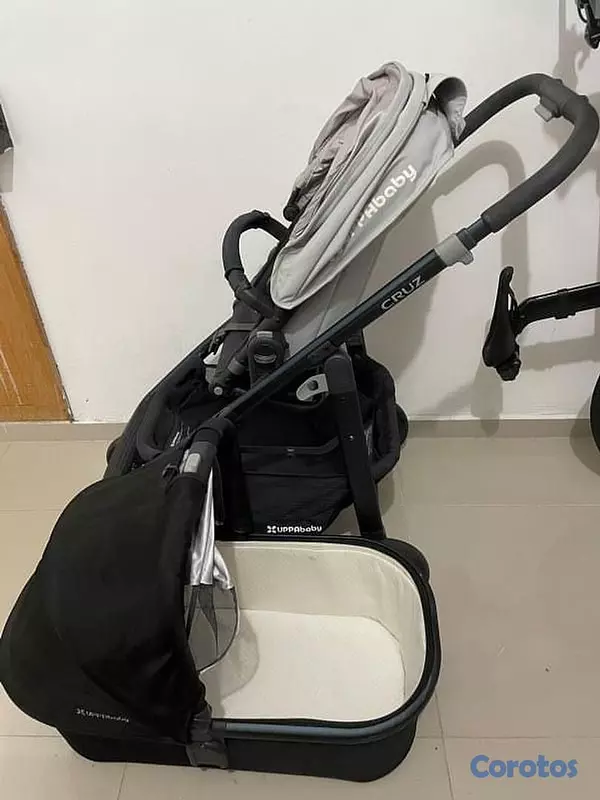 coches y sillas - Coche de bebe, cargador, marca uppababy con sus accesorios 4