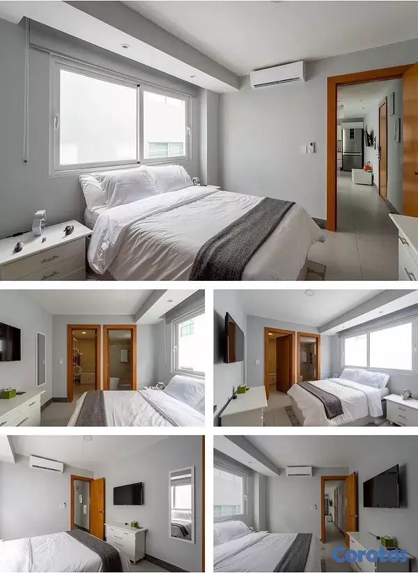 apartamentos - Alquiler Apartamento en Piantini -Exclusivo- Contrato 1 año - 1 Habitación  3