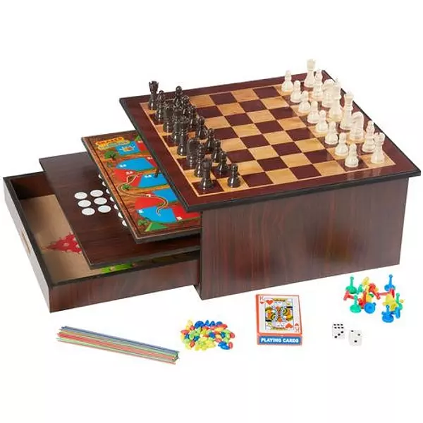 juguetes - Anker Play Juego de Mesa 12 en 1 DAMAS CHINAS AJEDREZ ETC 2