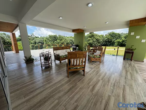 casas vacacionales y villas - Villa en Venta en Jarabacoa, complejo cerrado cerc 5