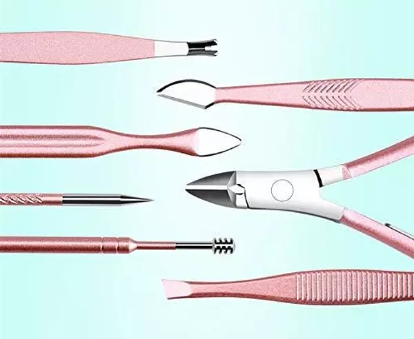 Salud y Equipamiento Médico - Kit De Pedicura Para Mujeres De 18 Piezas 5